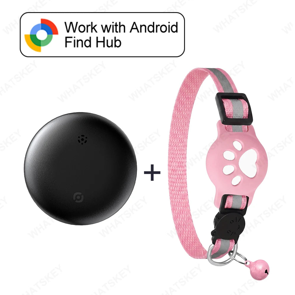 🐾 Collar GPS Inteligente para Mascotas – Google Find My & AirTag | Perros y Gatos