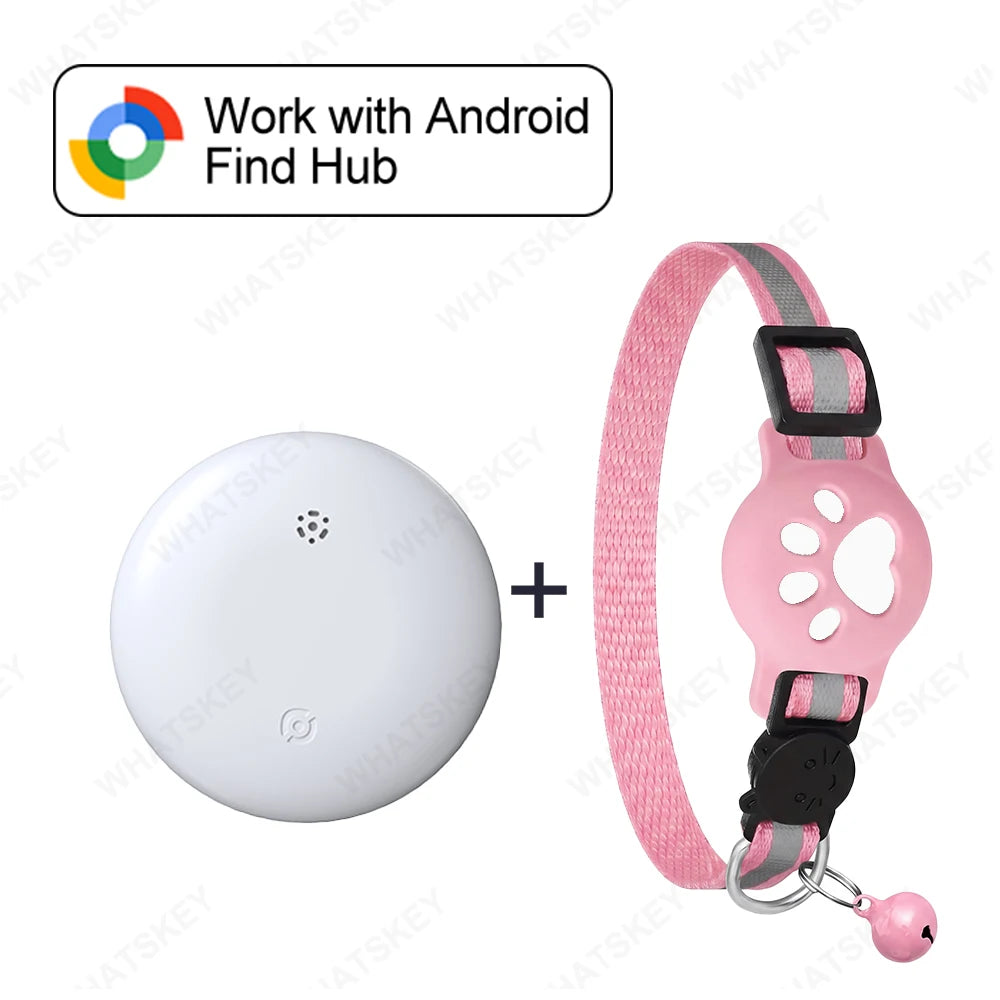 🐾 Collar GPS Inteligente para Mascotas – Google Find My & AirTag | Perros y Gatos