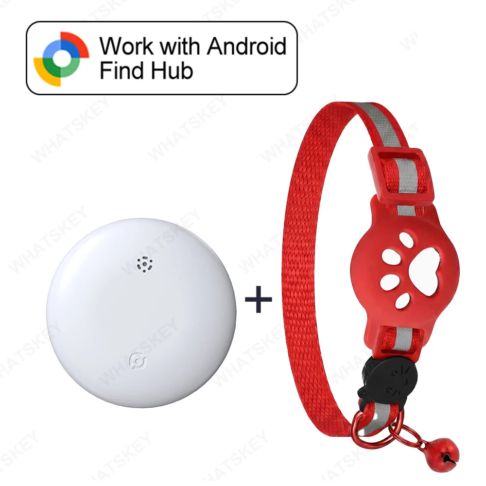 🐾 Collar GPS Inteligente para Mascotas – Google Find My & AirTag | Perros y Gatos