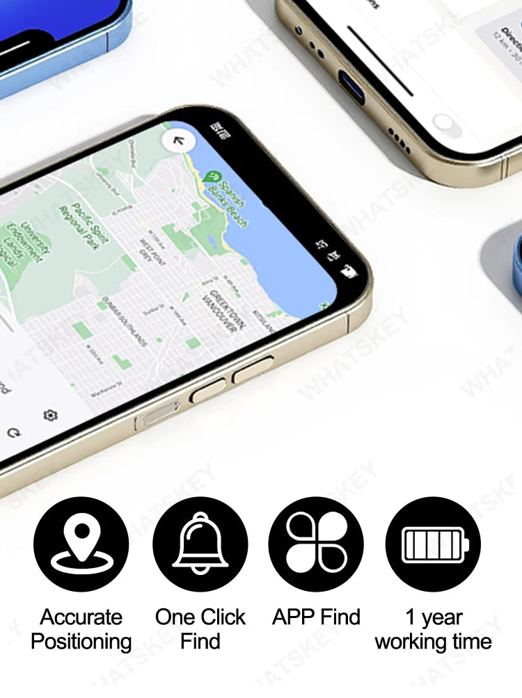 🐾 Collar GPS Inteligente para Mascotas – Google Find My & AirTag | Perros y Gatos